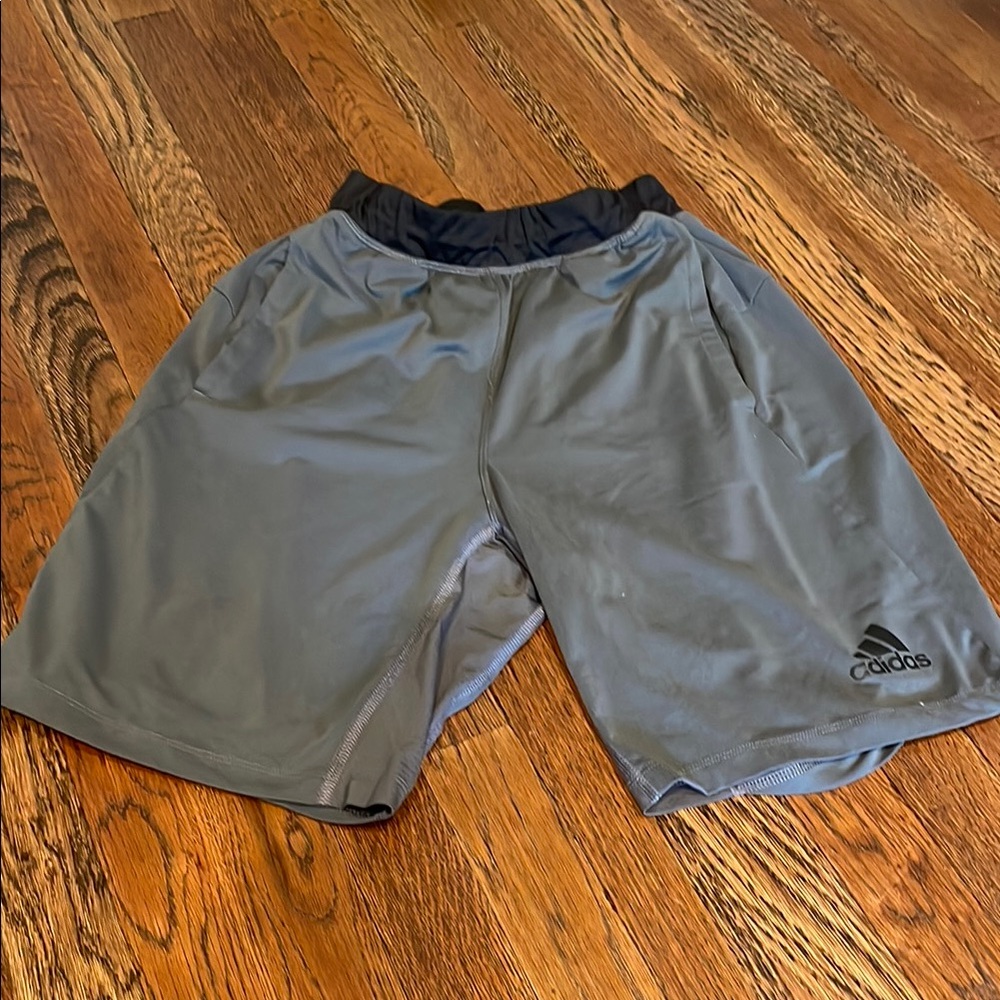 Adidas Men's Charcoal Athletic Shorts